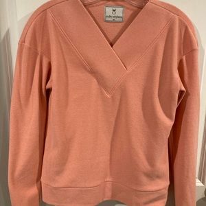 Dudley Stephen Vneck, Coral Terry Fleece, Great Condition